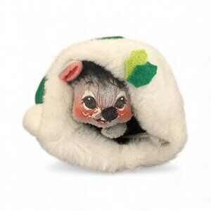 VTG Annalee Mobilitee Christmas Mouse 1965